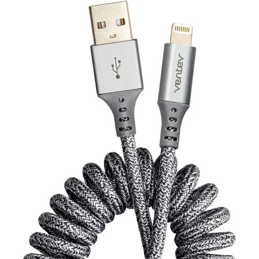 Cable Ventev Helix Lightning (35cm) - Gris