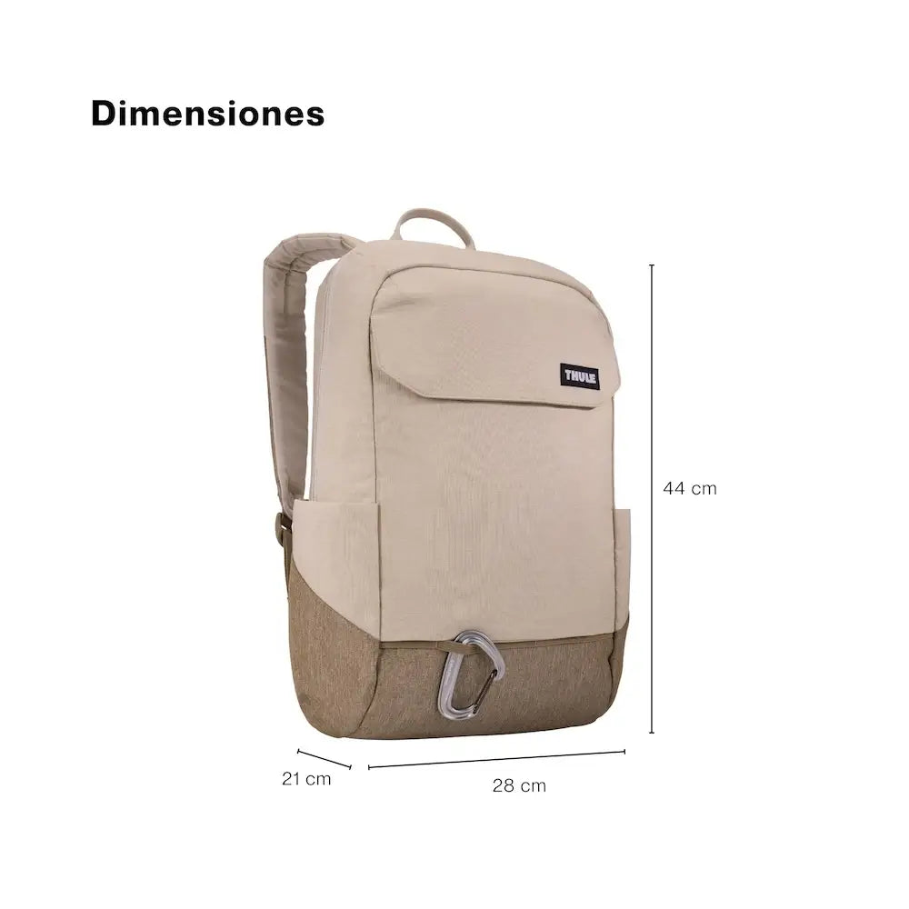 Mochila Thule Lithos para MacBooks de 15/16 - Beige