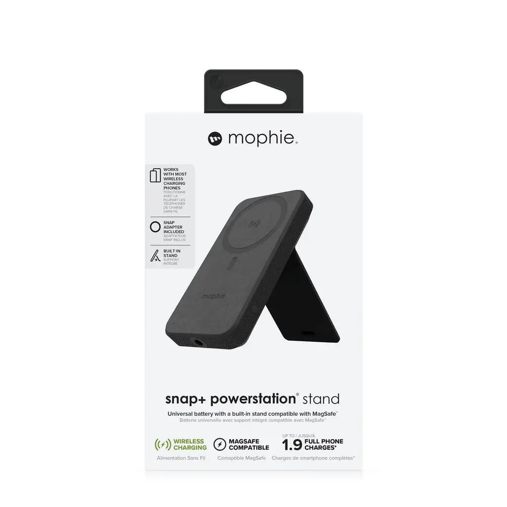 Cargador inalámbrico Mophie Snap + Powerstation 10000 mAh - Negro