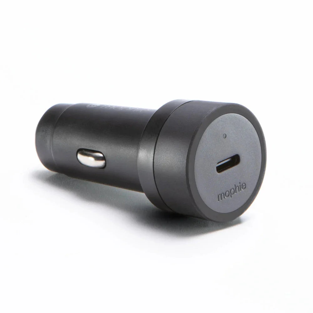 Adaptador de carga para auto Mophie 30W USB-C - Negro