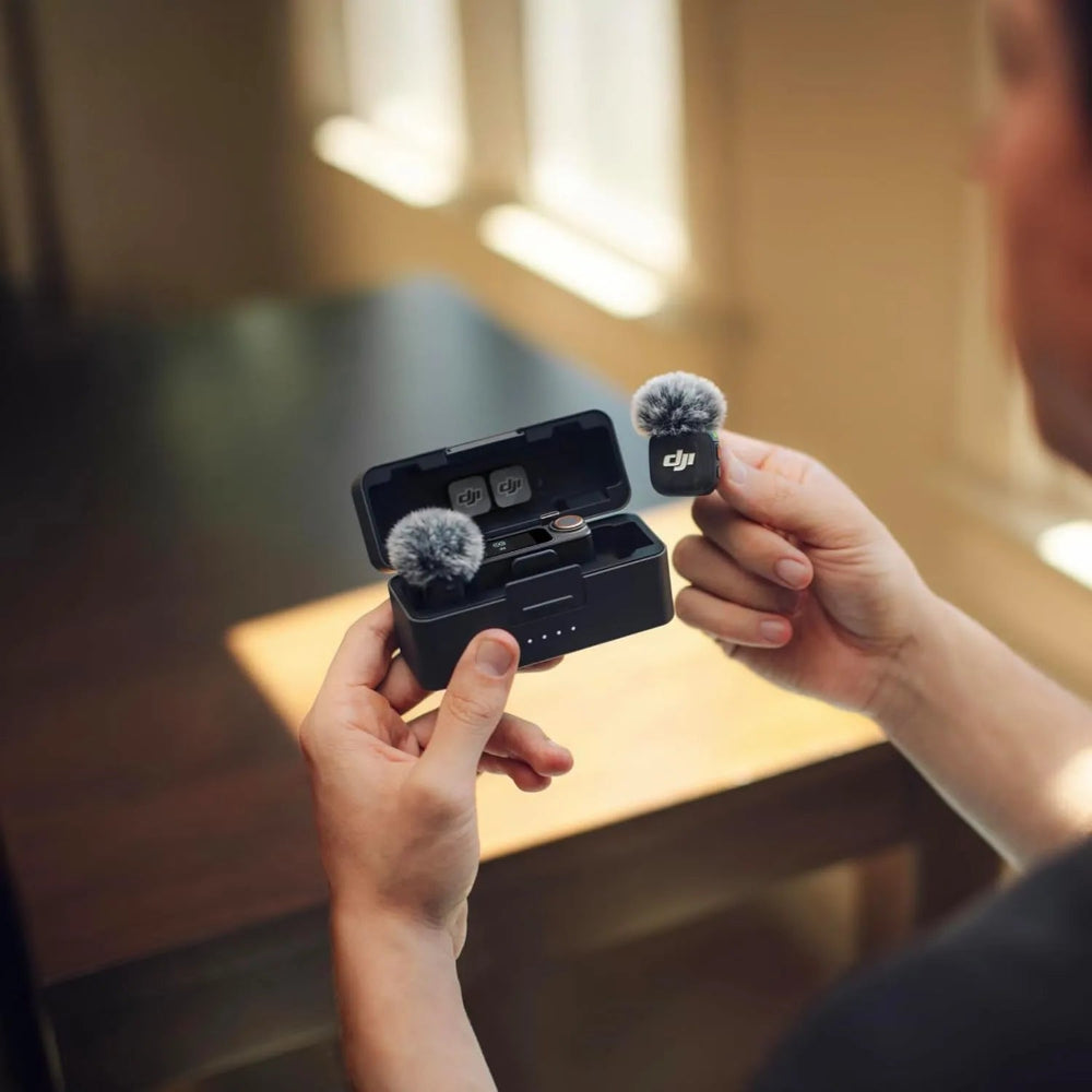 Microfono DJI Mic 3 2 TX + 1 RX + Charging Case - Negro