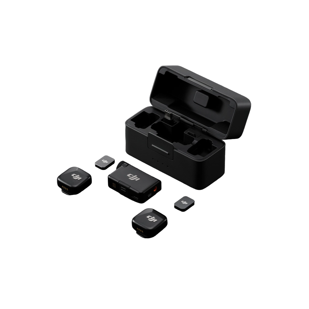 Microfono DJI Mic Mini 2 TX + 1 RX + Charging Case - Negro