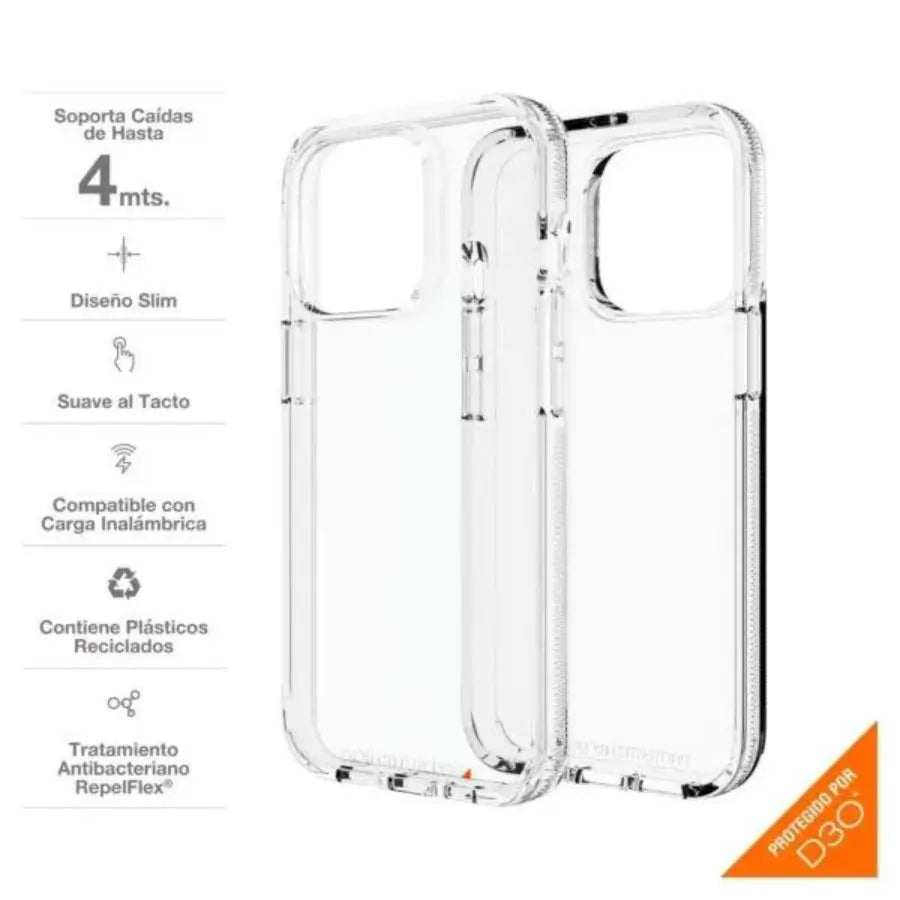 Case Gear4 Crystal Palace para iPhone 13 Pro Max - Transparente