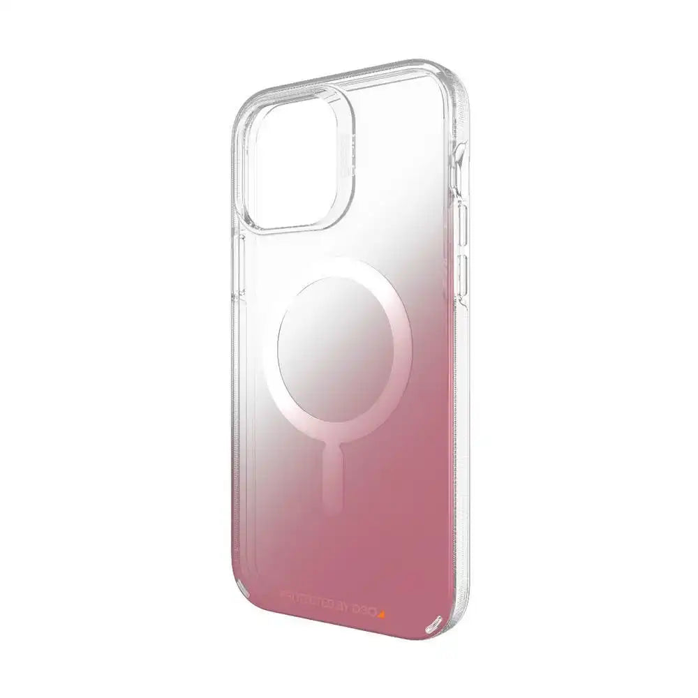 Case Gear4 Milan Snap con Magsafe para iPhone 13 Pro Max - Transparente/Rosa