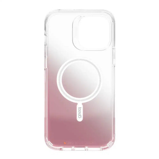 Case Gear4 Milan Snap con Magsafe para iPhone 13 Pro Max - Transparente/Rosa