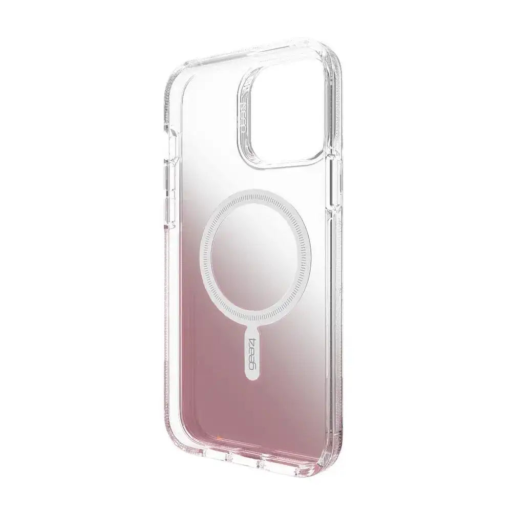 Case Gear4 Milan Snap con Magsafe para iPhone 13 Pro Max - Transparente/Rosa