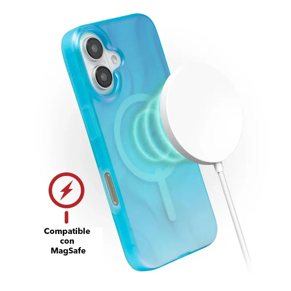 Case ZAGG Milan Snap para iPhone 16 compatible con Magsafe - Aurora Intenso