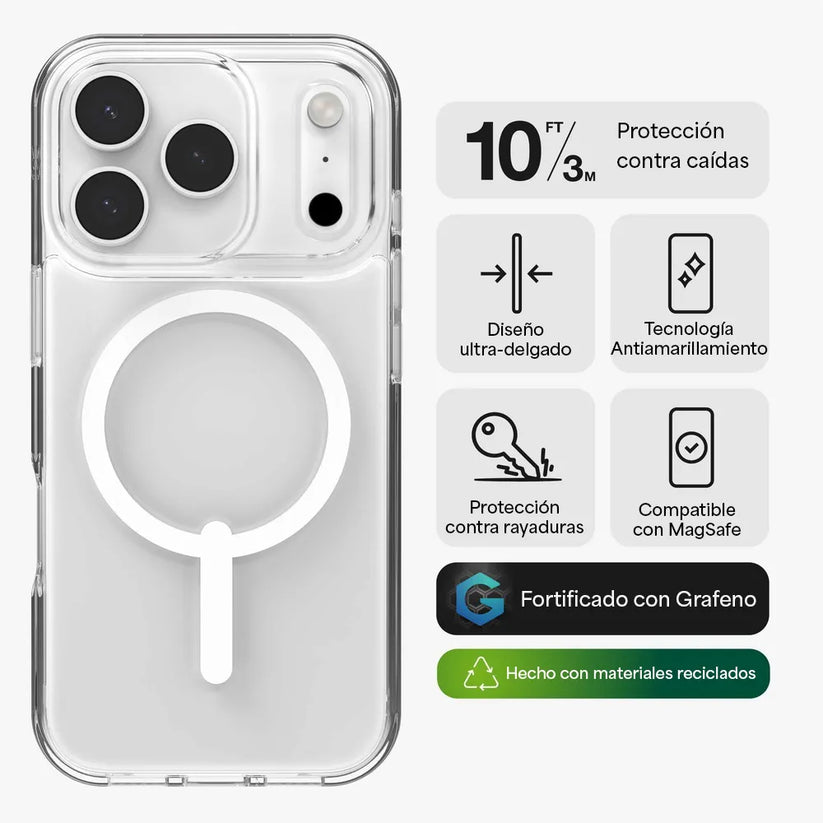 Case_Zagg_Crystal_Palace_Snap_Magsafe_para_iPhone_17_Pro_Transparente_Posición_2_iShop_Costa_Rica