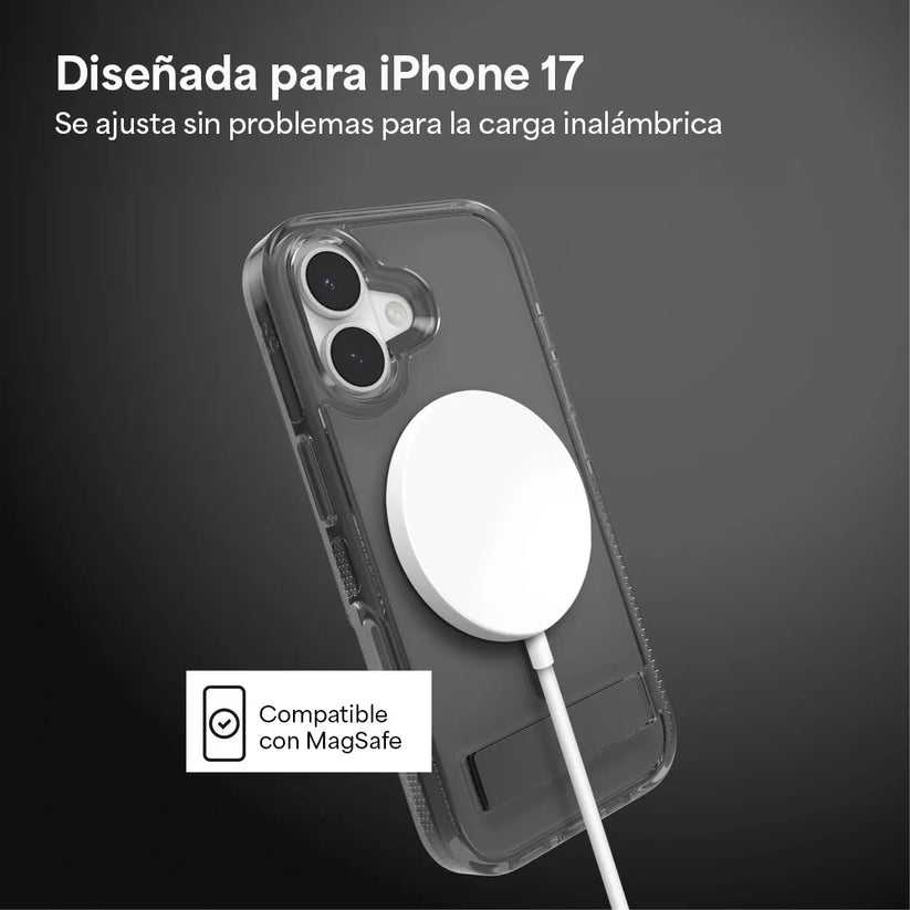 Case_ZAGG_Santa_Cruz_con_MagSafe_KS_para_iPhone 17_Negro_Medianoche_Posición_3_iShop_Costa_Rica