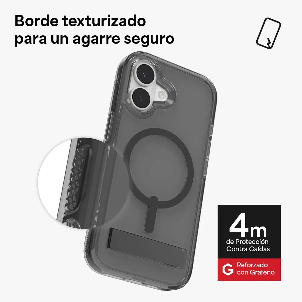 Case_ZAGG_Santa_Cruz_con_MagSafe_KS_para_iPhone 17_Negro_Medianoche_Posición_4_iShop_Costa_Rica