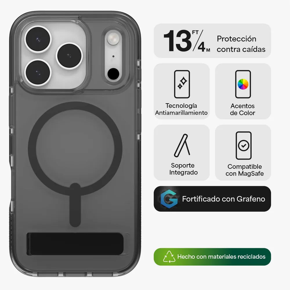 Case_ZAGG_Santa_Cruz_con_MagSafe_KS_para_iPhone_17_Pro_Max_Negro_Medianoche_Posicion_2_iShop_Costa_Rica
