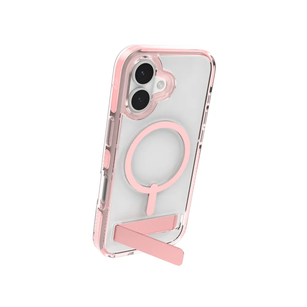 Case Zagg Santa Cruz Snap Magsafe KS para iPhone 17 - Rosa Pastel