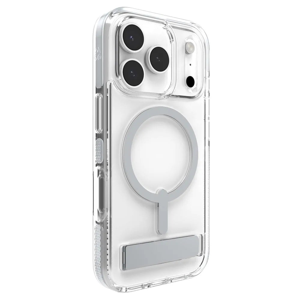 Case_ZAGG_Santa_Cruz_Snap_MagSafe_KS_para_iPhone_17_Pro_Plata_Posición_2_iShop_Costa_Rica