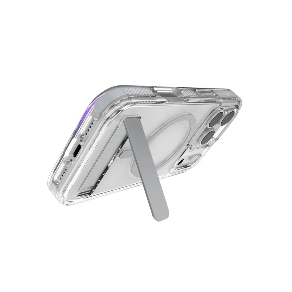 Case_ZAGG_Santa_Cruz_Snap_MagSafe_KS_para_iPhone_17_Pro_Plata_Posición_4_iShop_Costa_Rica