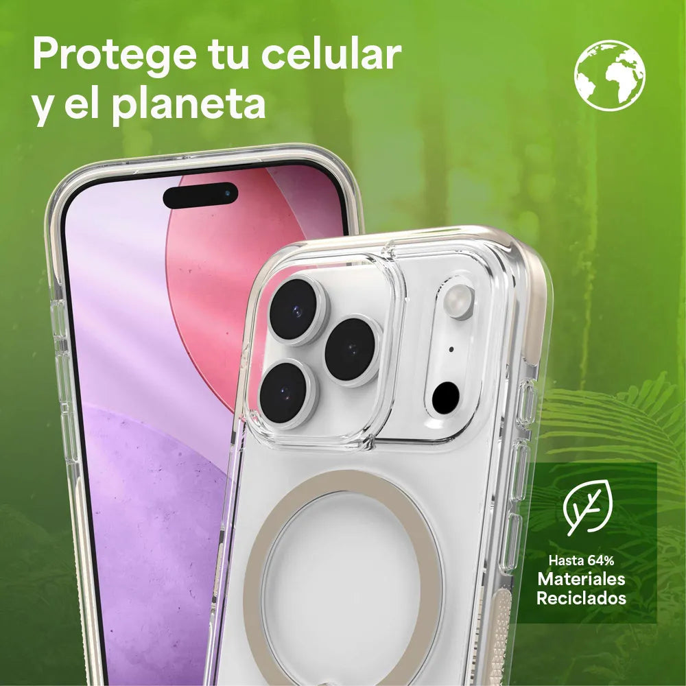 Case ZAGG Santa Cruz Snap MagSafe KS para iPhone 17 Pro Max - Titanio