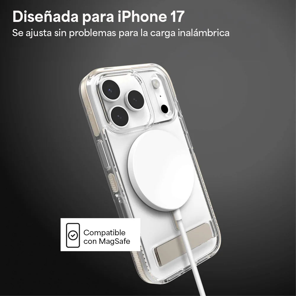 Case ZAGG Santa Cruz Snap MagSafe KS para iPhone 17 Pro Max - Titanio