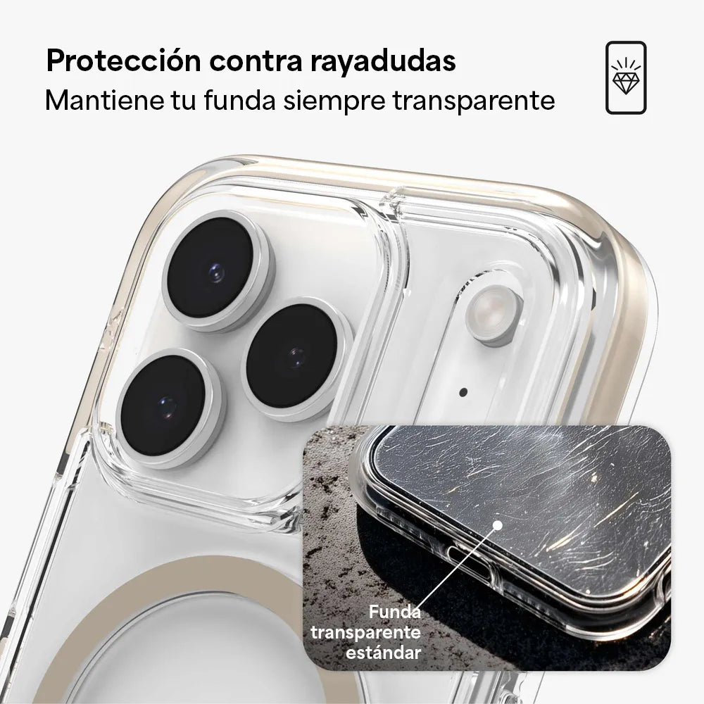 Case ZAGG Santa Cruz Snap MagSafe KS para iPhone 17 Pro Max - Titanio