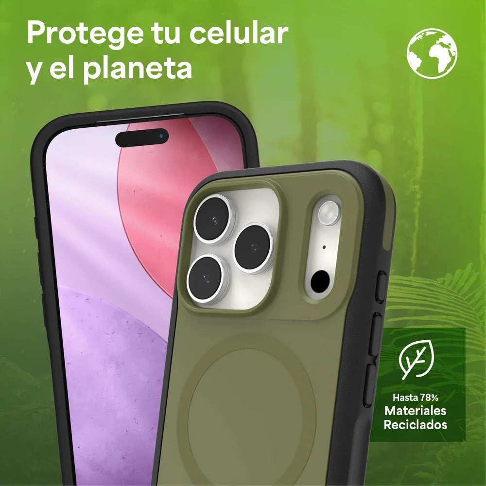 Case_ZAGG_Sedona_Snap_MagSafe_KS_para_iPhone_17_Pro_Verde_Musgo_Imagen_posicion_10_iShop_Costa_Rica