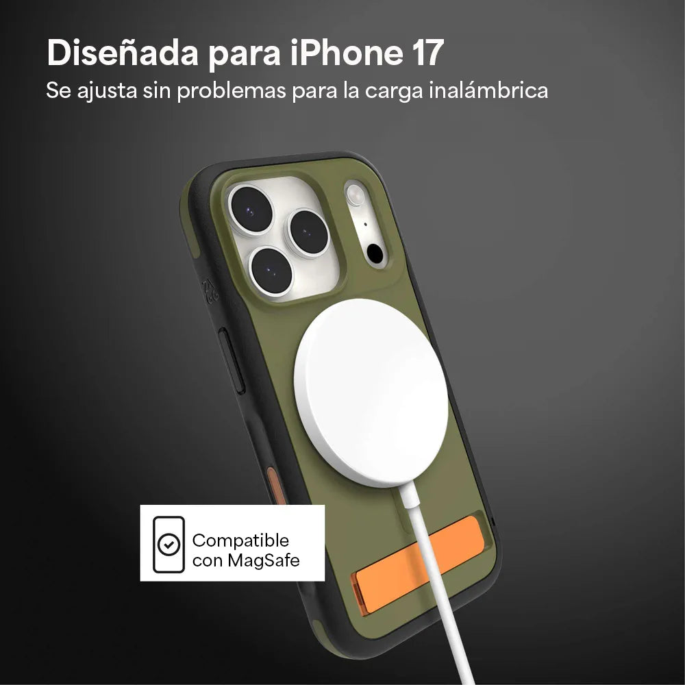 Case_ZAGG_Sedona_Snap_MagSafe_KS_para_iPhone_17_Pro_Verde_Musgo_Imagen_posicion_3_iShop_Costa_Rica