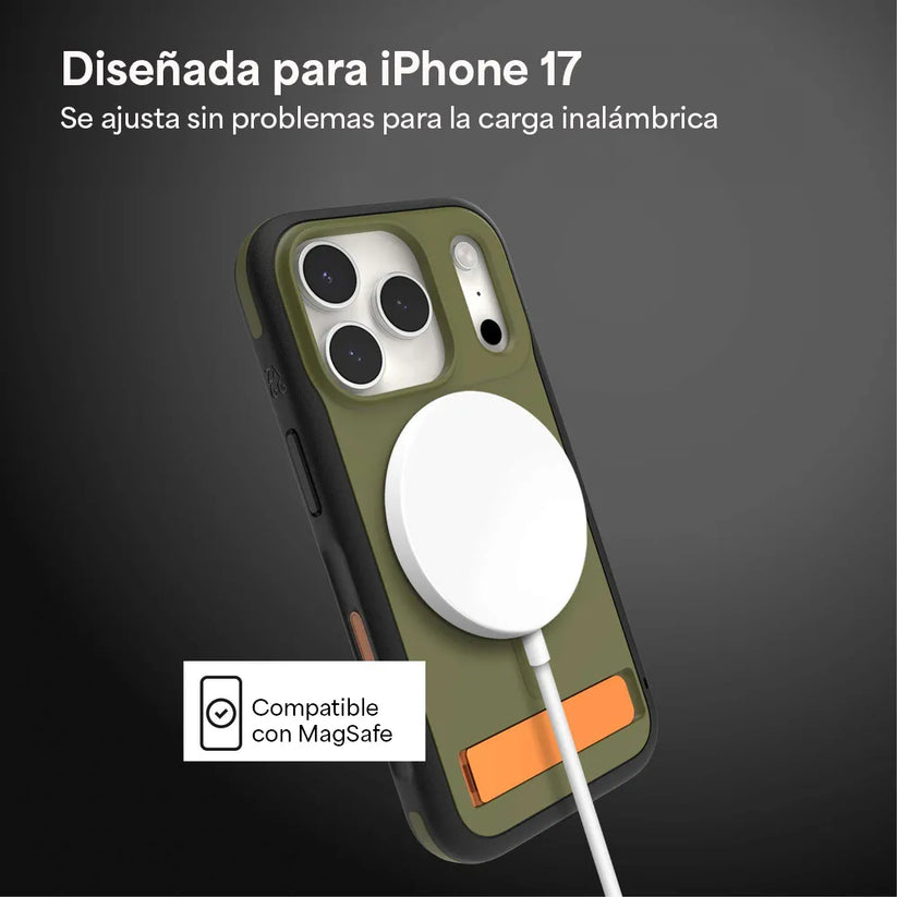 Case_ZAGG_Sedona_Snap_MagSafe_KS_para_iPhone_17_Pro_Verde_Musgo_Imagen_posicion_3_iShop_Costa_Rica