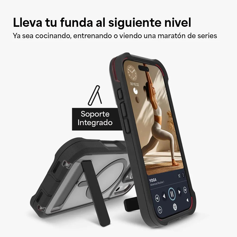 Case_ZAGG_Rainier_con_MagSafe_KS_para_iPhone_17_Negro_Humo_Posición_8_iShop_Costa_Rica
