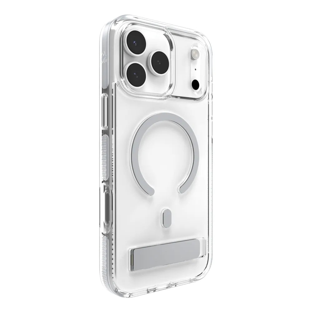 Case ZAGG Santa Cruz Snap MagSafe KS para iPhone 17 Pro Max - Plata