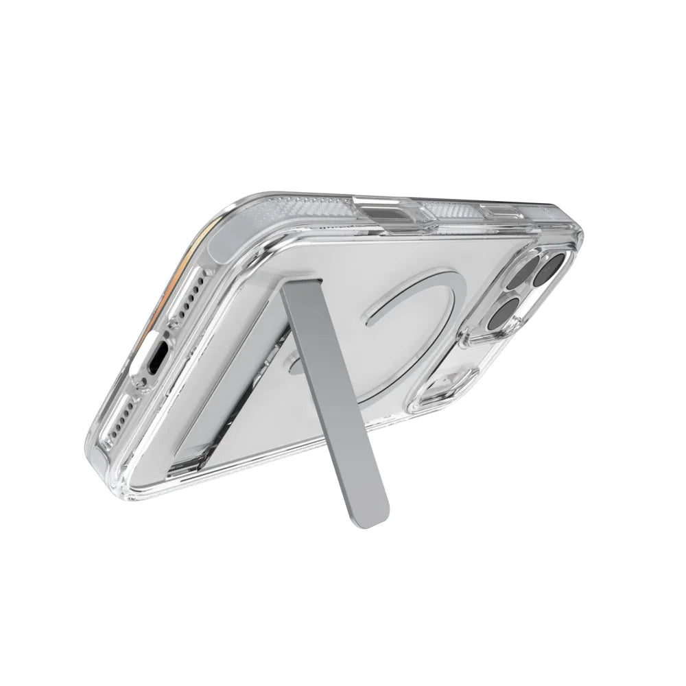 Case ZAGG Santa Cruz Snap MagSafe KS para iPhone 17 Pro Max - Plata