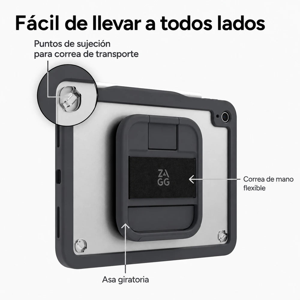 Funda_ZAGG_Durango_con_protector_de_pantalla_removible_para_iPad_A16_10a_Gen_Carbon_Imagen_posicion_5_iShop_Costa_Rica