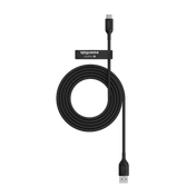 Cable Mophie essential trenzado USB-A a USB-C 15w 2m - Negro