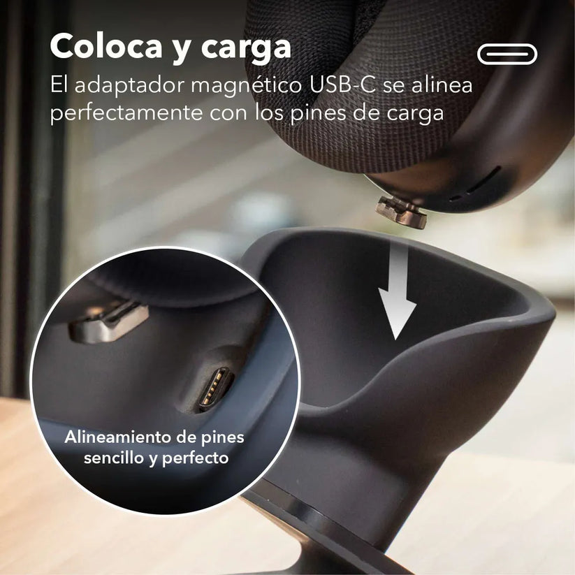Base_de_Carga_Inalambrica_mophie_para_AirPods_Max_con_carga_magnetica_USB_C_Negro_Imagen_posicion_7_iShop_Costa_Rica