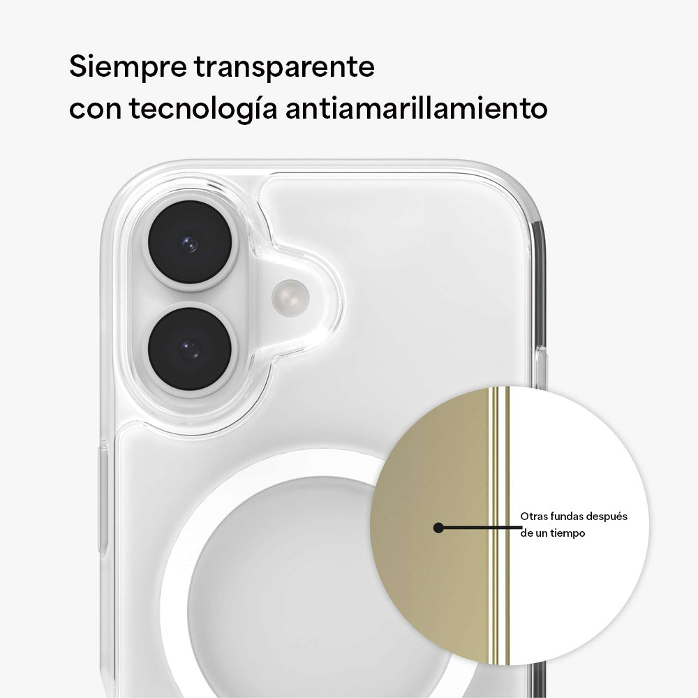 Case Zagg Crystal Palace Snap Magsafe para iPhone 17 - Transparente