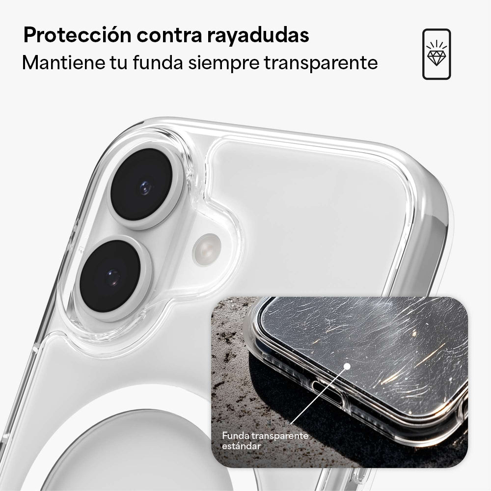 Case Zagg Crystal Palace Snap Magsafe para iPhone 17 - Transparente