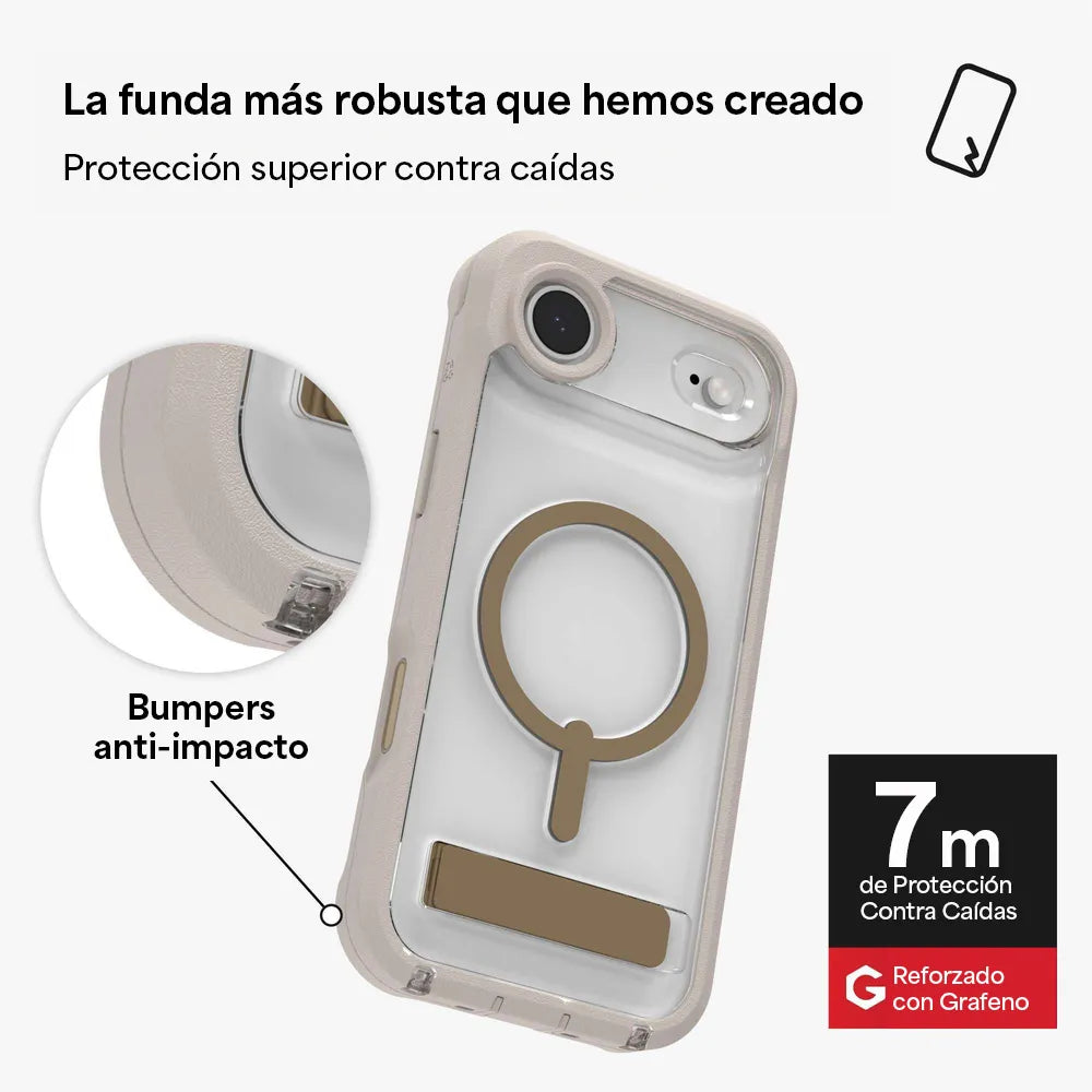 Case ZAGG Rainier con MagSafe KS para iPhone 17 Air - Arena