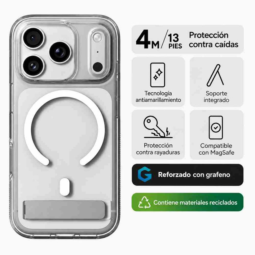 Case_ZAGG_Crystal_Palace_con_MagSafe_KS_para_iPhone_18_Pro_17_Pro_Transparente_Imagen_posicion_2_iShop_Costa_Rica