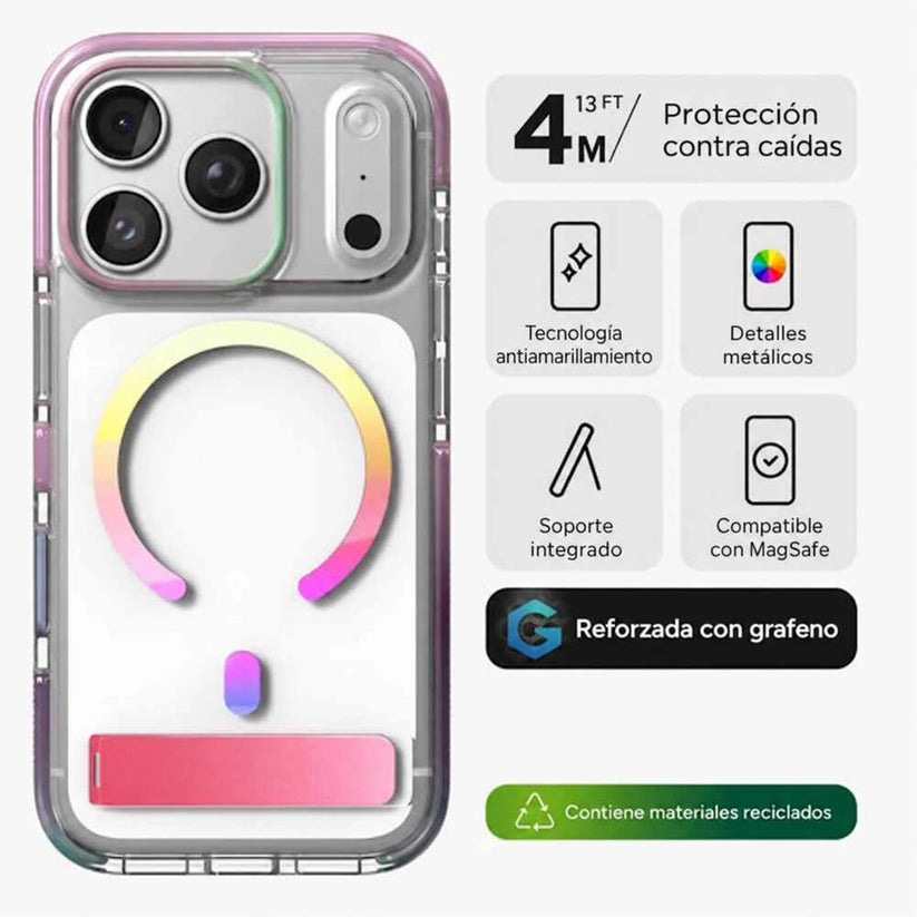 Case_ZAGG_Santa_Cruz_con_MagSafe_KS_para_iPhone_18_Pro_17_Pro_Iridiscente_Imagen_posicion_2_iShop_Costa_Rica