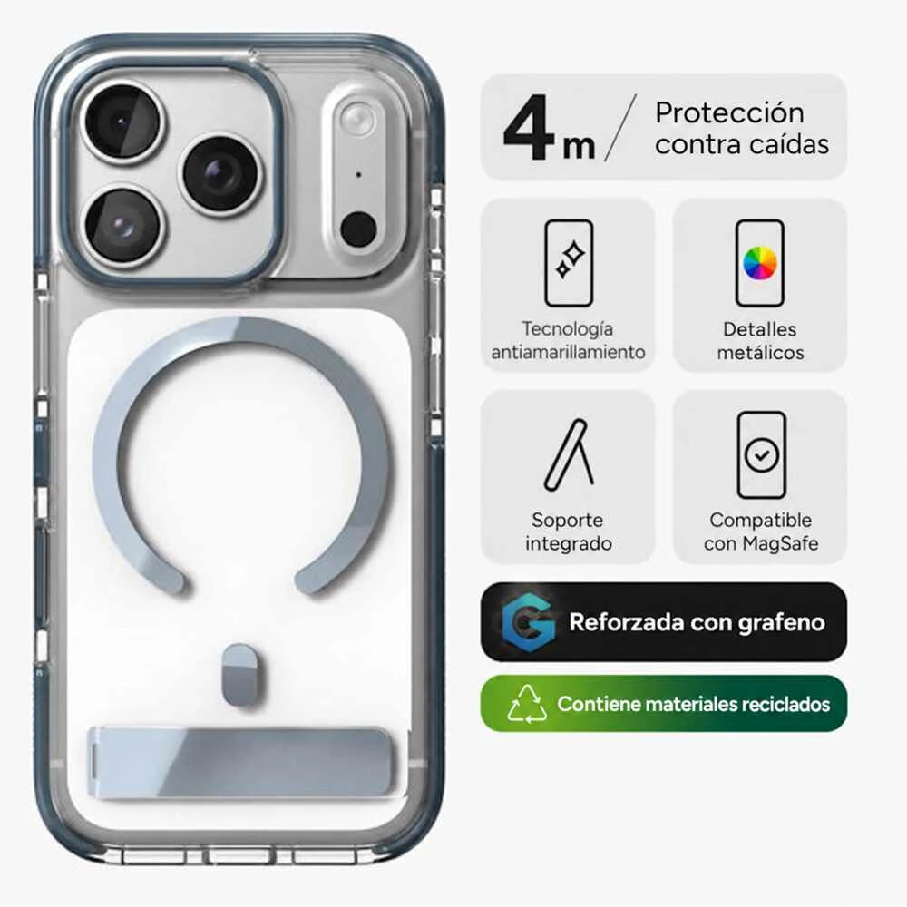 Case_ZAGG_Santa_Cruz_con_MagSafe_KS_para_iPhone_18_Pro_17_Pro_Azul_Brillante_Imagen_posicion_2_iShop_Costa_Rica