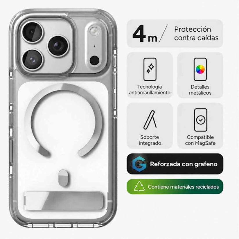 Case_ZAGG_Santa_Cruz_con_MagSafe_KS_para_iPhone_18_Pro_17_Pro_Plata_Imagen_posicion_2_iShop_Costa_Rica