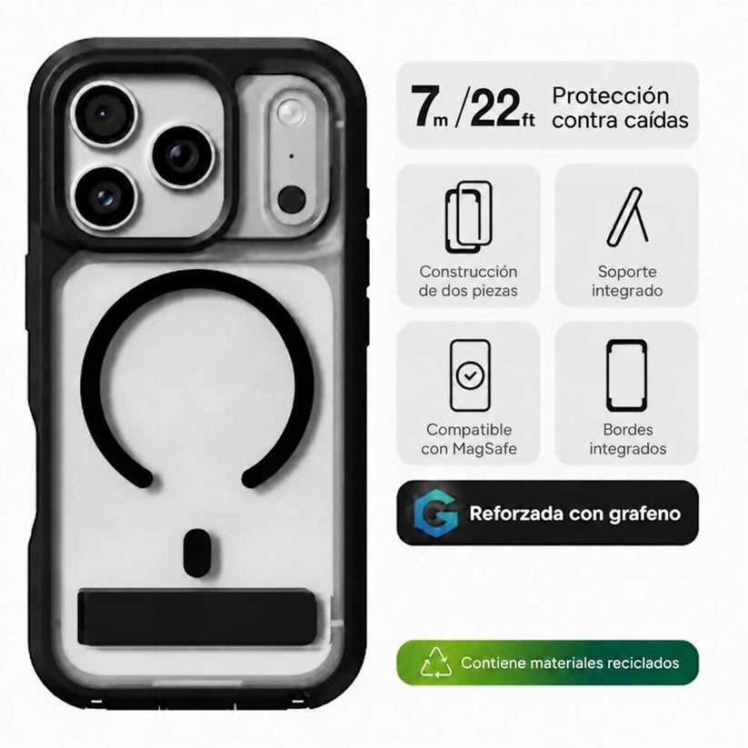 Case_ZAGG_Rainier_con_MagSafe_KS_para_iPhone_18_Pro_17_Pro_Negro_Imagen_posicion_2_iShop_Costa_Rica