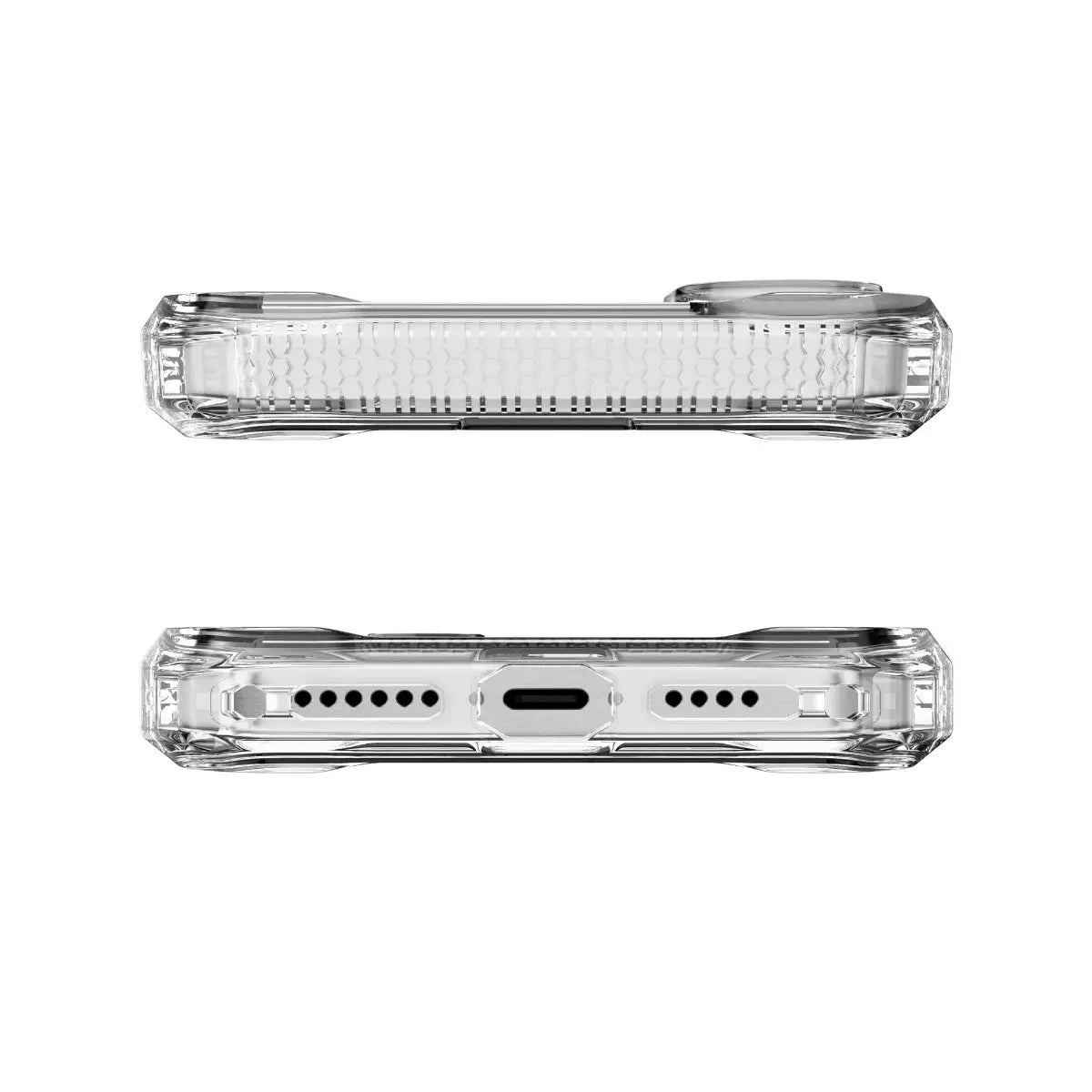 Case ItSkins Supreme R Clear con MagSafe para iPhone 16 Plus - Blanco transparente