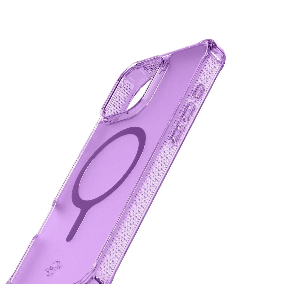 Case ItSkins Hybrid R Vapor con MagSafe para iPhone 16 Pro Max - Purpura Claro