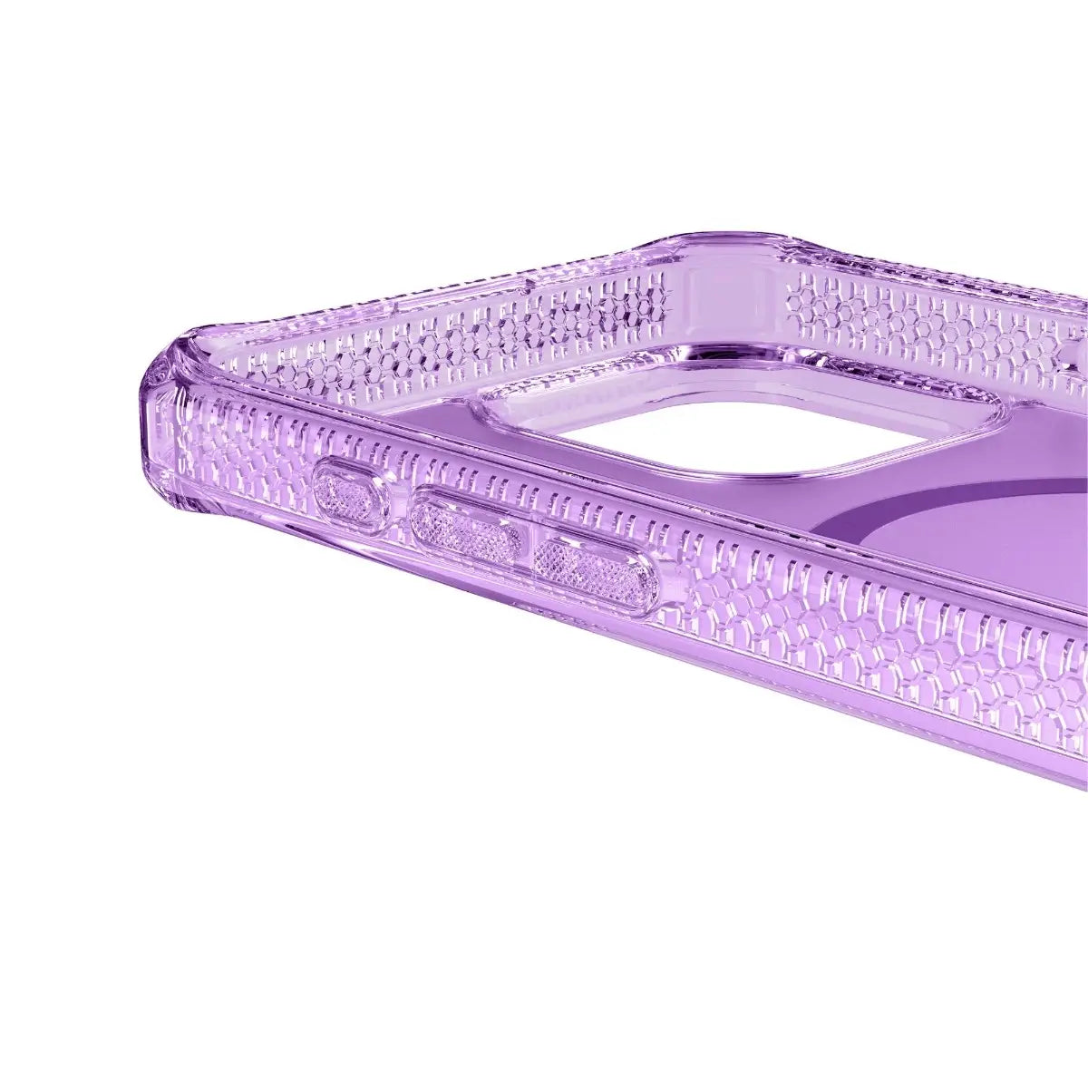 Case ItSkins Hybrid R Vapor con MagSafe para iPhone 16 Pro Max - Purpura Claro