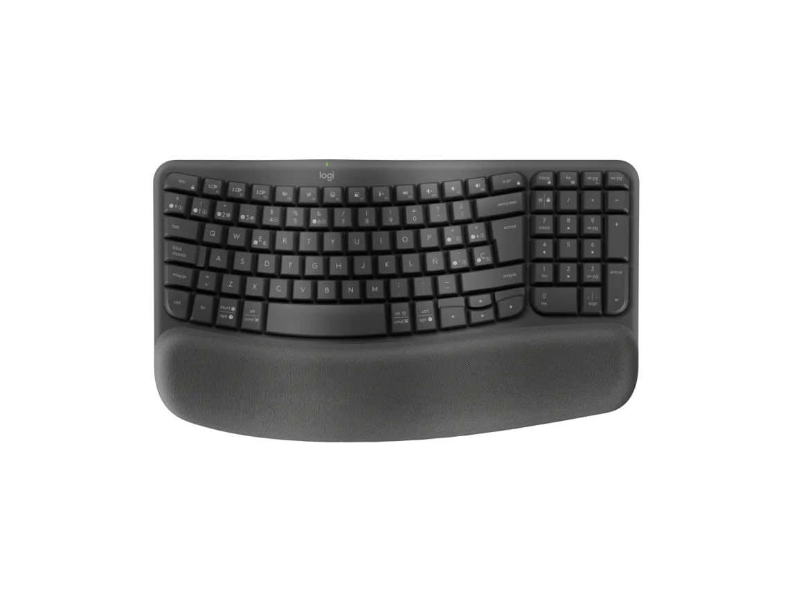 Teclado inalámbrico ergonómico Logitech - Inglés - Grafito