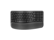 Teclado inalámbrico ergonómico Logitech - Inglés - Grafito