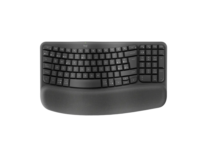 Teclado inalámbrico ergonómico Logitech - Inglés - Grafito