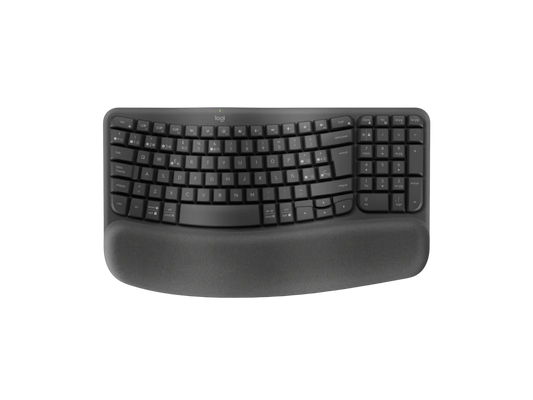 Teclado inalámbrico ergonómico Logitech - Inglés - Grafito