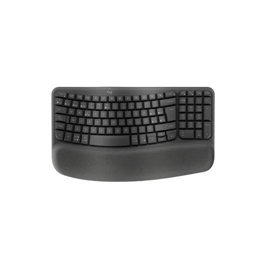 Teclado inalámbrico ergonómico Logitech - Inglés - Grafito