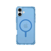 Case ItSkins Hybrid R Vapor con MagSafe para iPhone 16 - Azul Claro