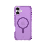 Case ItSkins Hybrid R Vapor con MagSafe para iPhone 16 - Purpura Claro