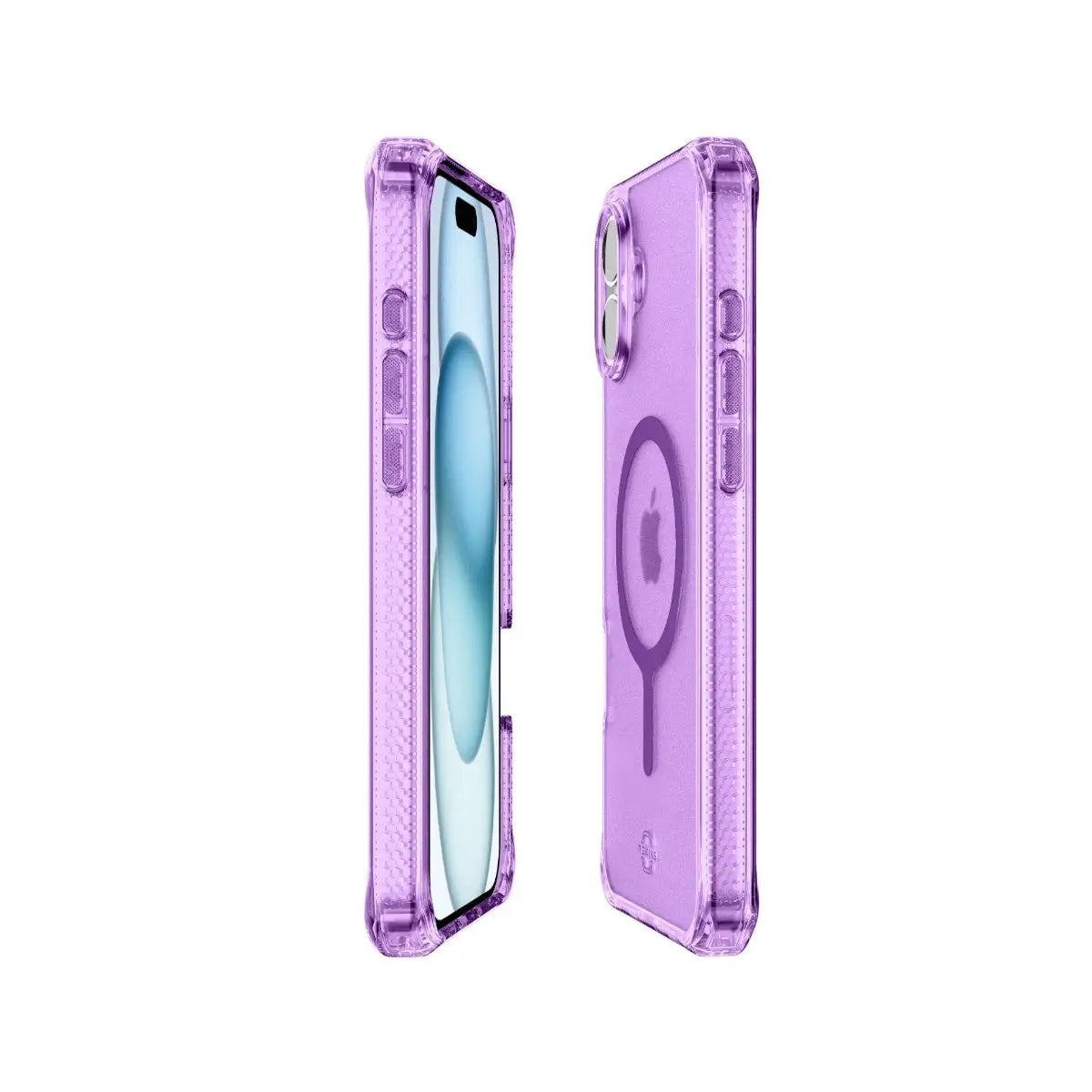 Case ItSkins Hybrid R Vapor con MagSafe para iPhone 16 - Purpura Claro