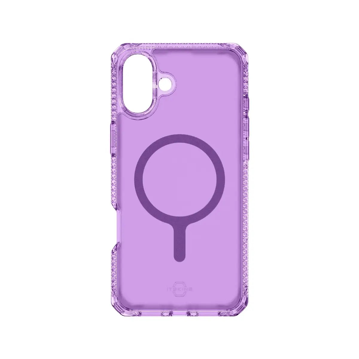 Case ItSkins Hybrid R Vapor con MagSafe para iPhone 16 - Purpura Claro